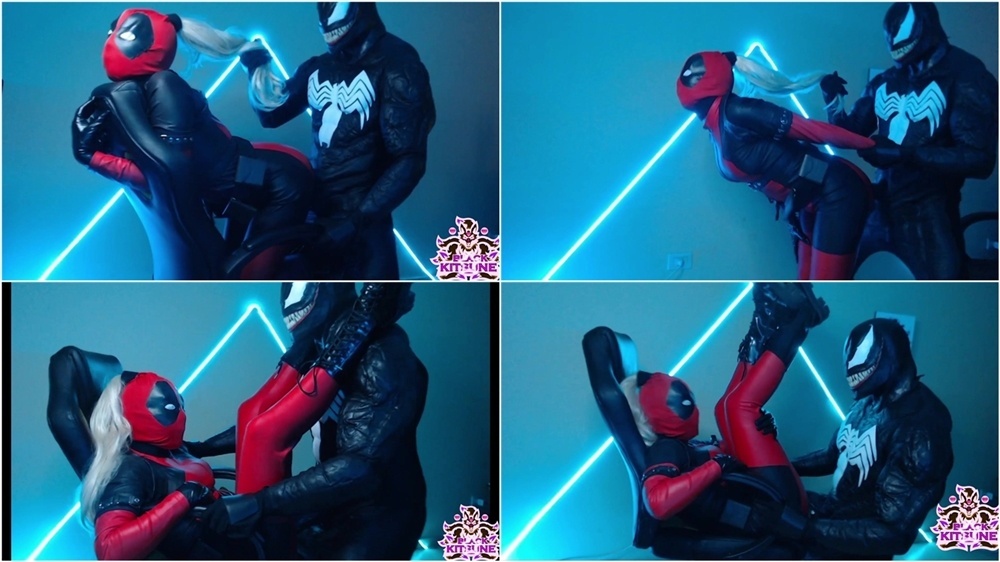Marvel Parody Black Kitsune – Ladydeadpool VS Venom: Hardfuck & Cumshot FullHD 1080p