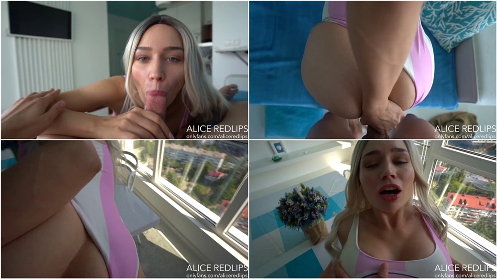 Brother fuck Sister Alice after Pool – Alice Redlips FullHD 1080p